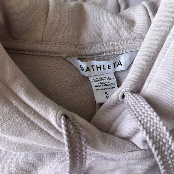 Athleta Women’s Plush Hoodie Size S Light Purple *discoloration* - Picture 2 of 8